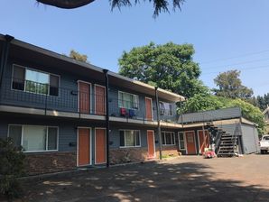 Before & After Exterior Painting for Housing Complex in in SE Portland (2)