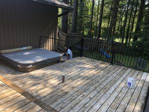 Before and After Deck Painting in Camas, WA (2)