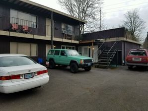 Before & After Exterior Painting for Housing Complex in in SE Portland (1)